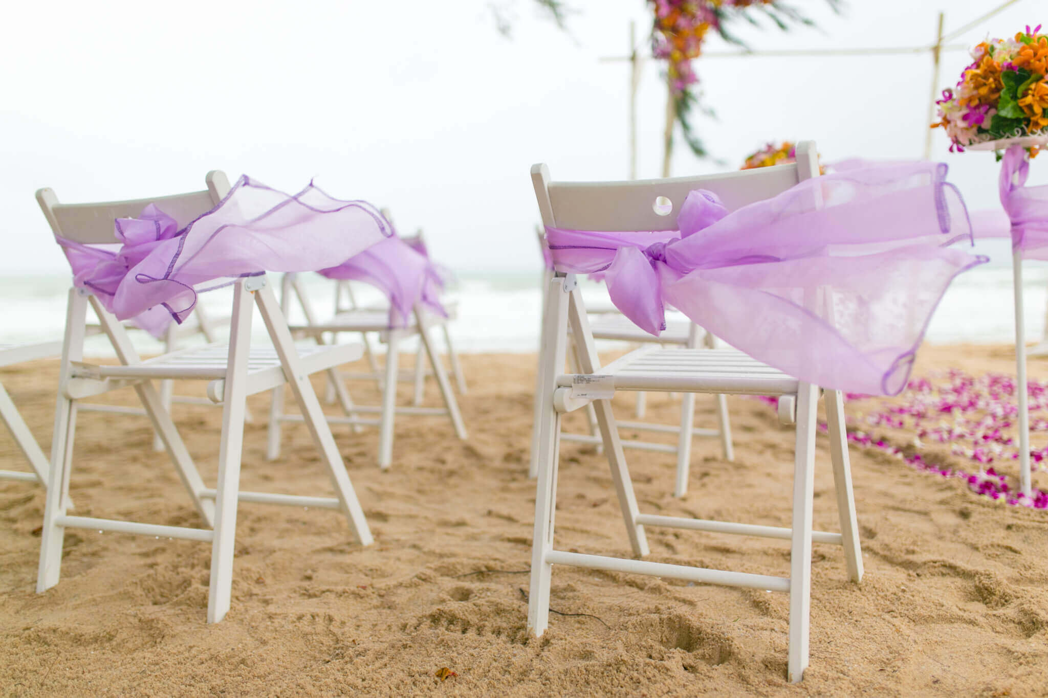 Beach Wedding Chairs Phuket Thailand