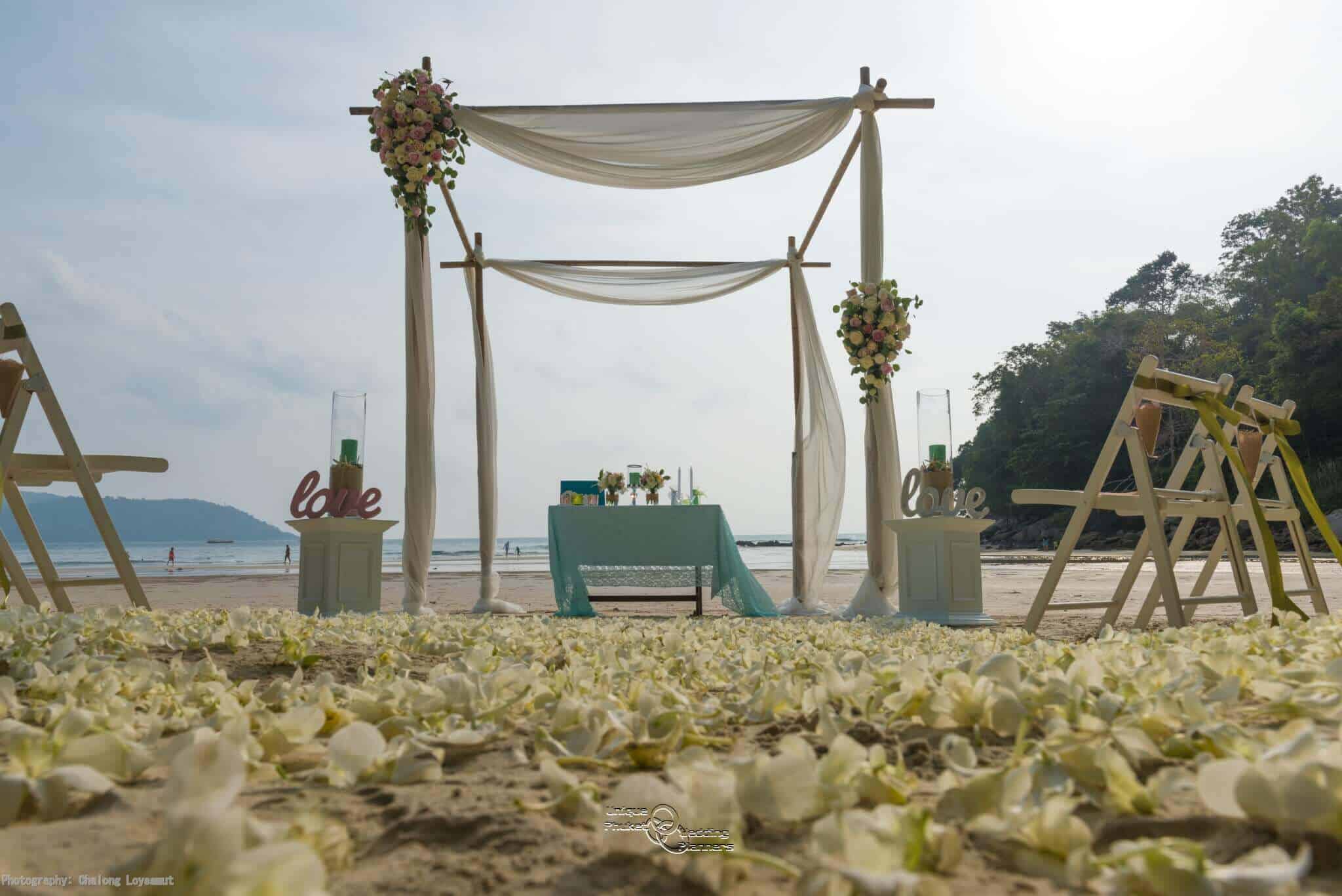 Beach Wedding Kata Beach Phuket Thailand Unique Phuket Wedding Planners124