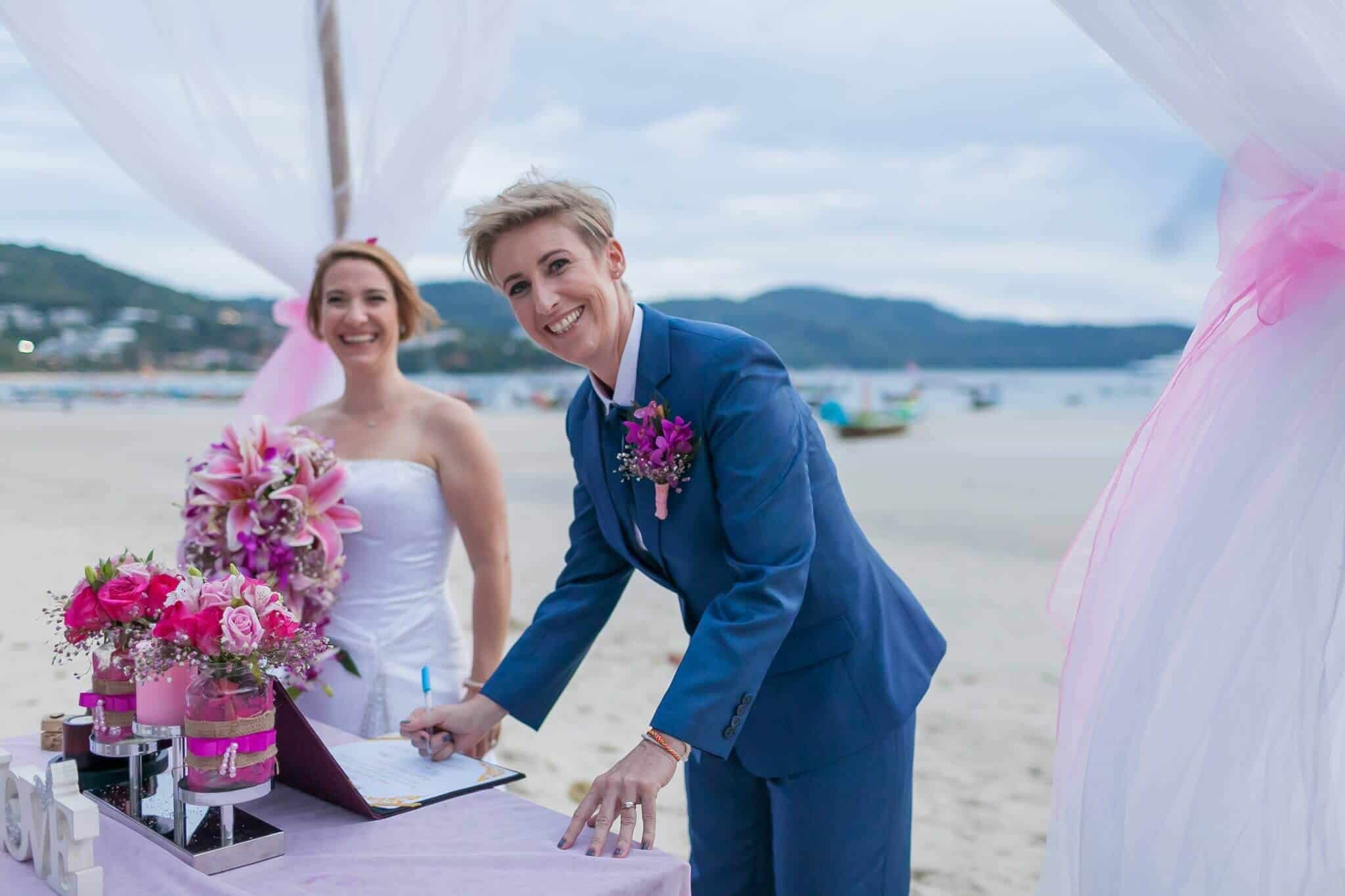 Phuket Beach Marriage Laura & Marie (14)