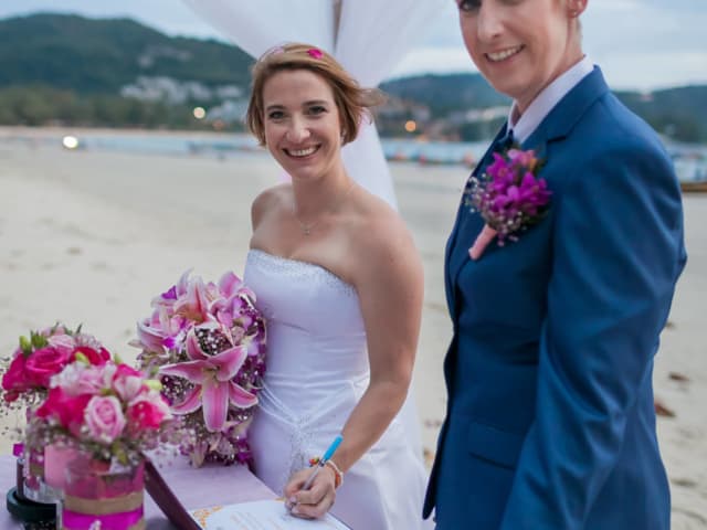 Phuket Beach Marriage Laura & Marie (15)