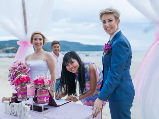 Phuket Beach Marriage Laura & Marie (16)