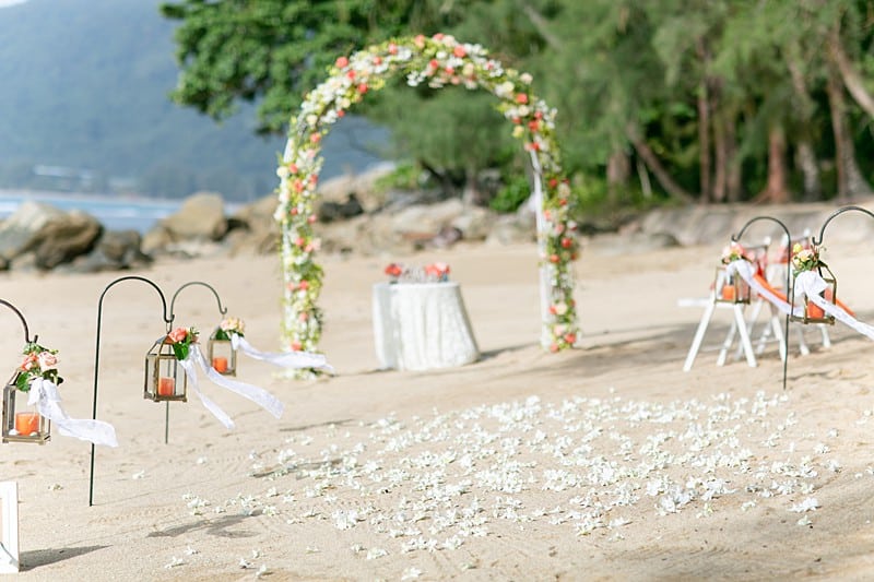 Wedding Flowers Setup Ideas Unique Phuket Wedding Planners